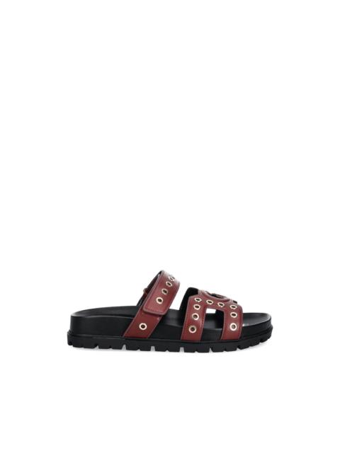 GUESS USA Fashie eyelet-detail sandals