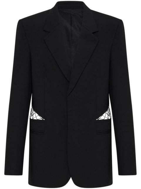 Dion Lee single-breasted wool blazer