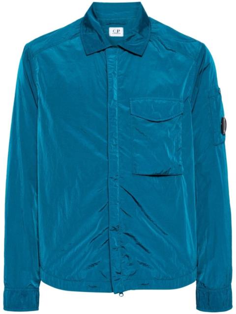C.P. Company Lens-appliquÃ© zip-up shirt jacket