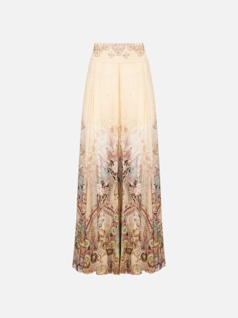 CAMILLA SHEER WIDE LEG PANT A MEETING OF MASTERPIECES