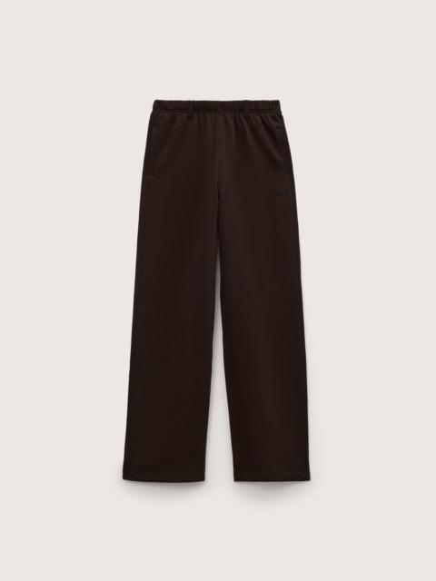PANGAIA Womens Midweight Straight Leg Logo Track Pants - Obsidian Core