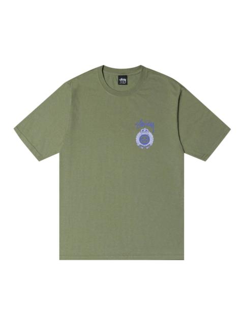 Stussy Crown Wreath Pigment Dyed Tee 'Artichoke'