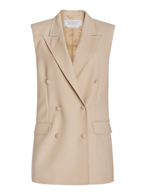 GABRIELA HEARST Mayte Vest in Khaki Wool