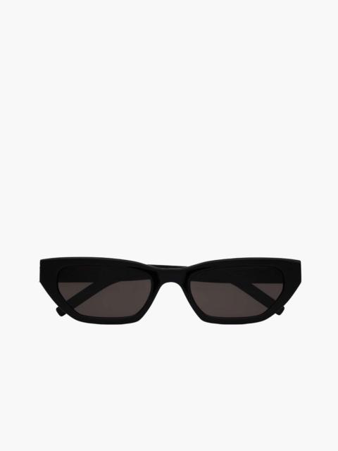 SAINT LAURENT NARROW CAT-EYE SUNGLASSES