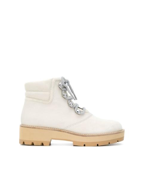 3.1 Phillip Lim Dylan canvas lace-up hiking boots
