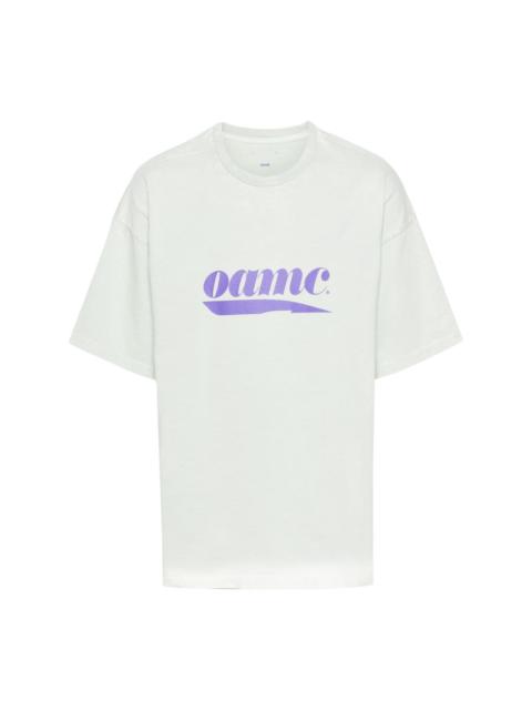 logo-print organic cotton T-shirt