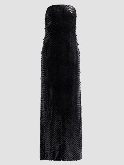 RAMY BROOK Women's Angel Sequined Strapless Gown - Black Mesh