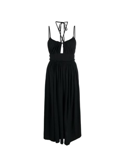 Freya halterneck midi dress