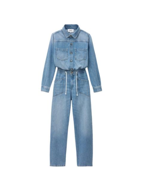 ba&sh Myrella button pocket jumpsuit