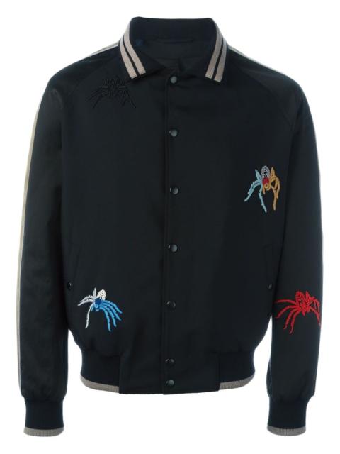 Lanvin spider-embroidery baseball jacket
