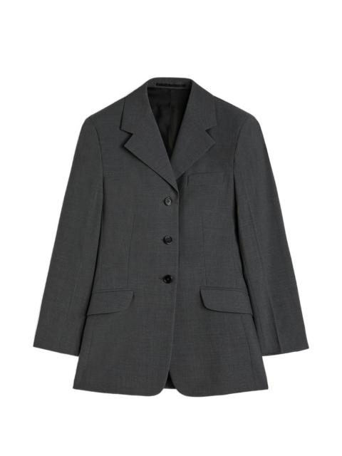 Jil Sander poplin wool blazer