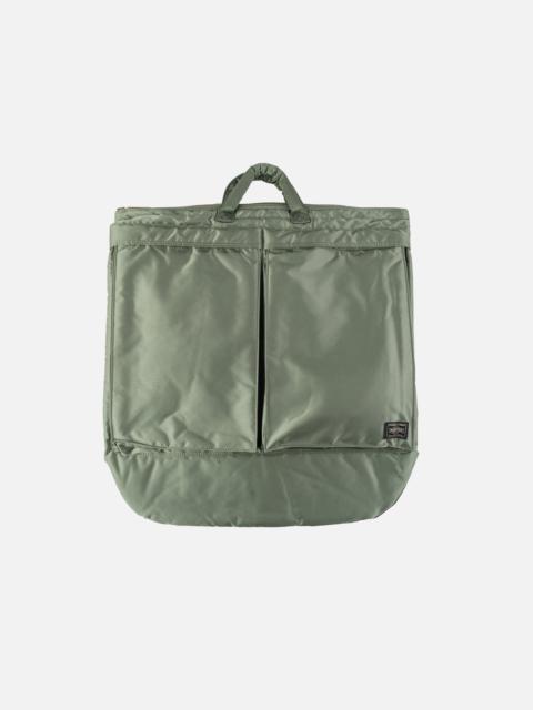 Iron Heart POR-HEL-GRN Porter - Yoshida & Co. - Tanker 2Way Helmet Bag - Sage Green