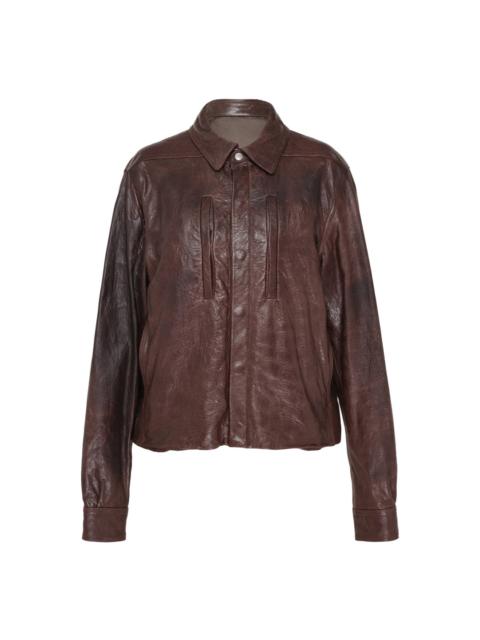 Rick Owens Alice Tumbled Lamb Jacket