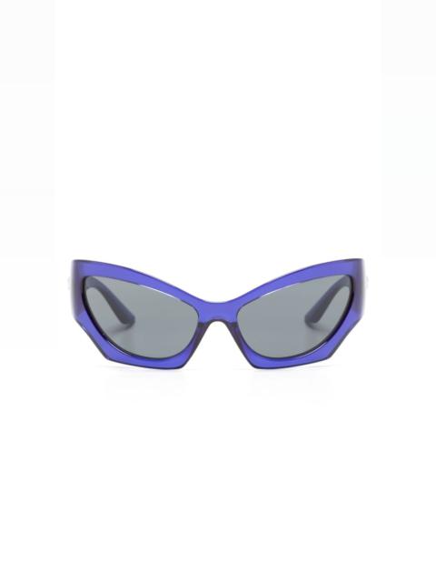 tinted cat-eye sunglasses