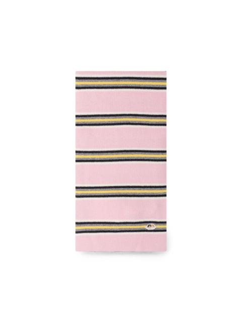 FIORUCCI angel-patch striped scarf