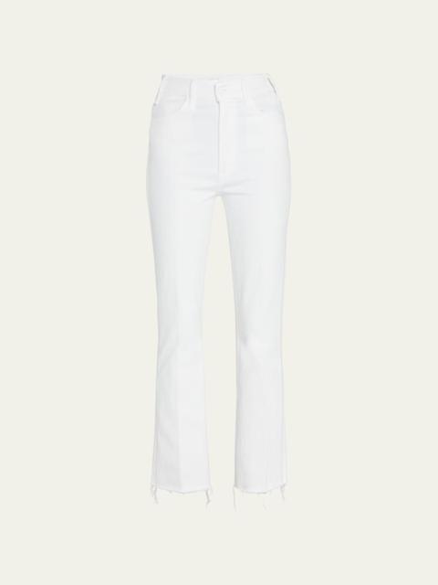 MOTHER The Hustler Ankle Fray Boot-Cut Jeans