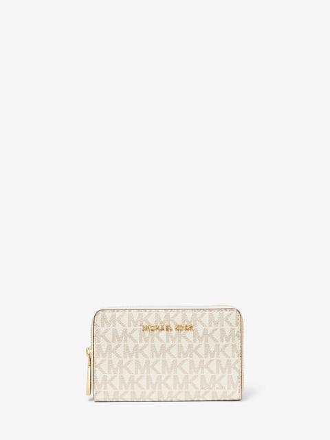 MICHAEL KORS Small Logo and Leather Wallet