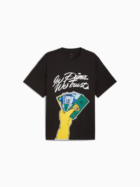 Commissioner Dylan Men's Oversized Basketball Tee