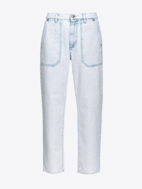 LIGHT-COLOURED CHINO-STYLE JEANS