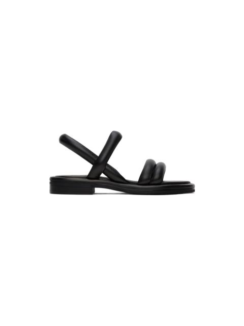 Black Suzan Flat Sandals