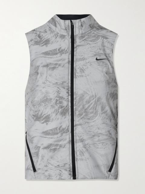Nike Swift Rubber-trimmed Padded Shell Vest