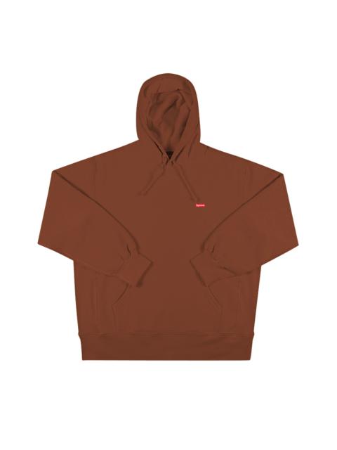 Supreme Supreme Enamel Small Box Hooded Sweatshirt 'Brown