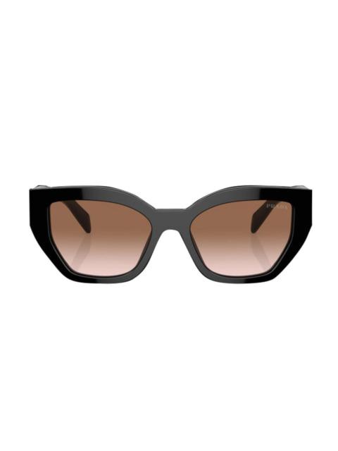 Prada Cat Eye Oval Gradient Sunglasses
