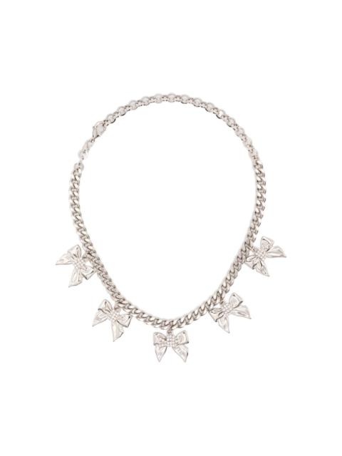 Alessandra Rich bow-embellished necklace