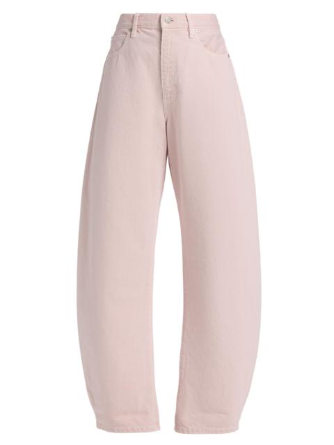 FRAME Women's The Bubble Cotton Barrel-Leg Jeans - Taffy