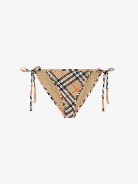 Burberry Check Bikini Briefs