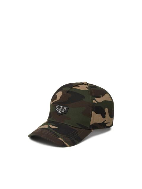 PHILIPP PLEIN camouflage-pattern baseball cap