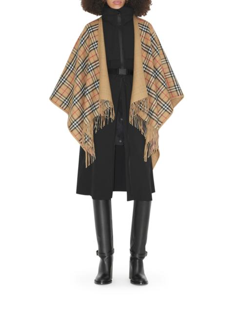 Burberry BEIGE VIRGIN WOOL CLASSIC CHECK SCARF