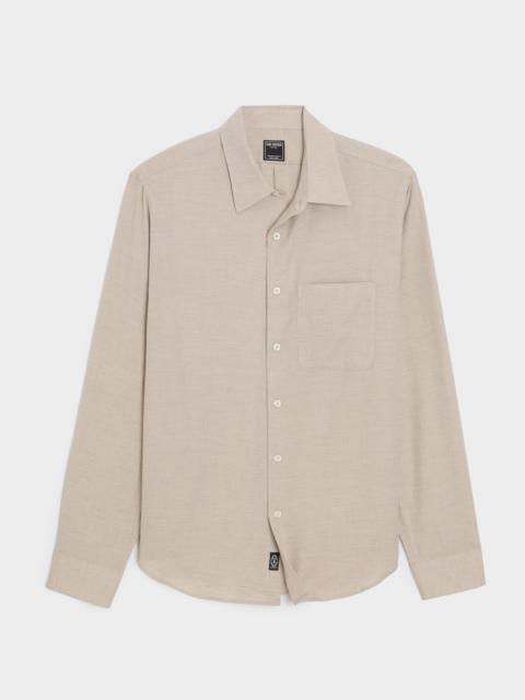 TODD SNYDER Portuguese Cotton-Cashmere Sport Shirt