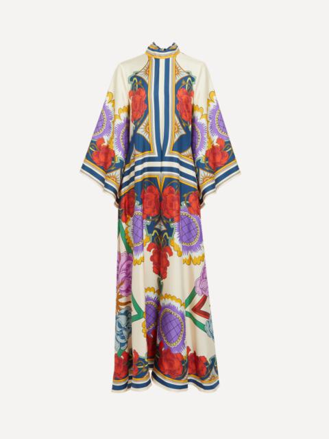 La DoubleJ Magnifico Taormina Placée Silk Dress