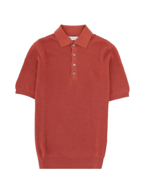 Brunello Cucinelli ribbed polo shirt