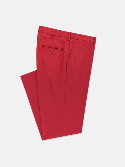 J. PRESS MADE-IN-USA RED COTTON DUCK PANT