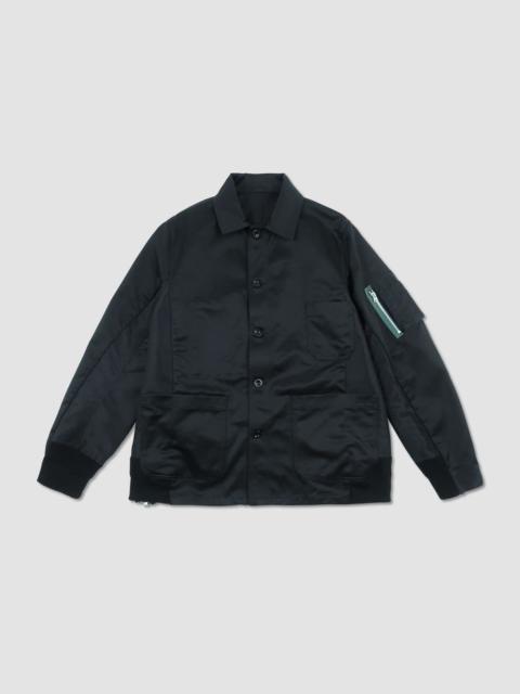 Cotton Chino x Nylon Twill Blouson