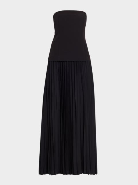 GENERATION LOVE Cody Pleated Strapless Dress