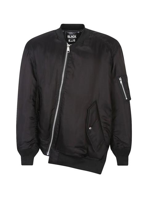 Asymmetric bomber jacket