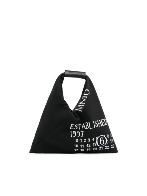 MM6 Maison Margiela numbers-motif tote bag