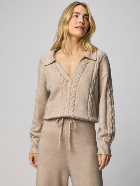 Splendid The Jet Set Polo Sweater
