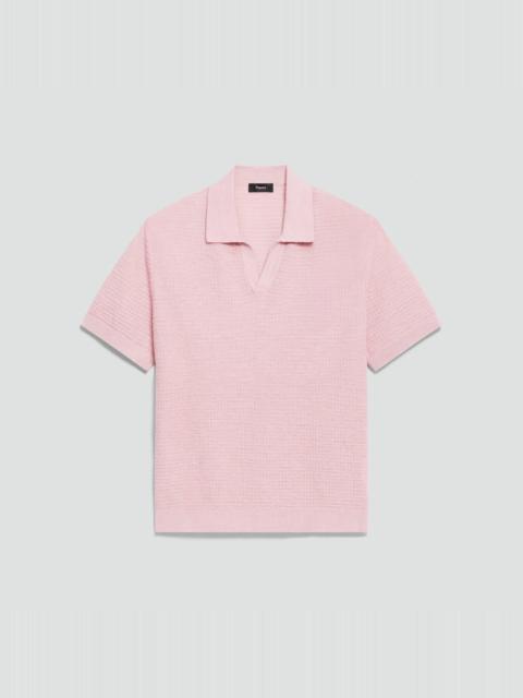 Theory Brenan Polo Shirt in Pacific Linen