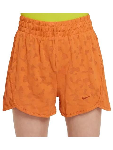 Nike Dri‑Fit Breezy High‑Waisted Training Shorts GS "Monarch Dark Russet" FB1095 815