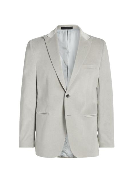 CORNELIANI Men's Velvet Jacket - Silver