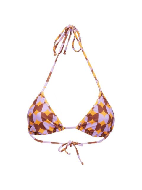 La DoubleJ triangle bikini top