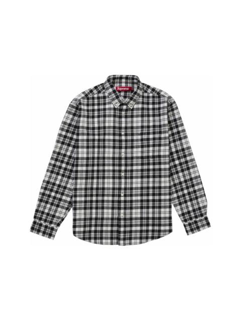 Supreme Supreme Plaid Flannel Shirt (FW25) White