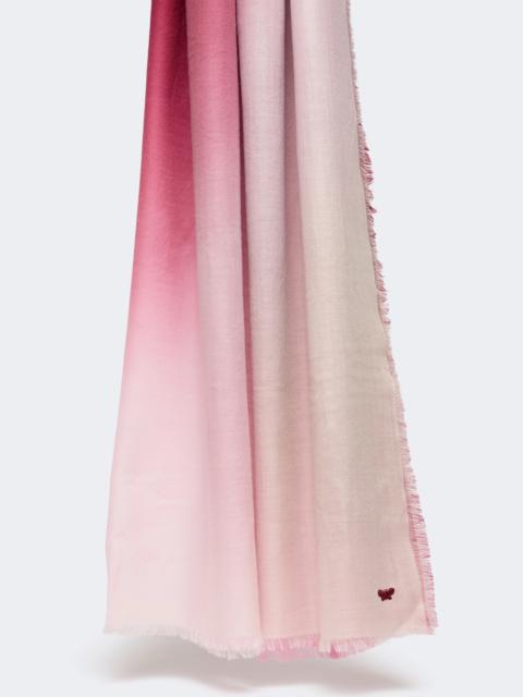 WEEKEND Max Mara Gradient wool shawl - BORDEAUX