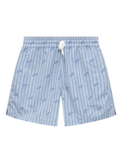 GCDS striped shorts