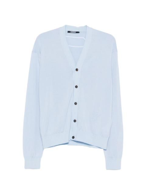 JACQUEMUS embroidered button cardigan
