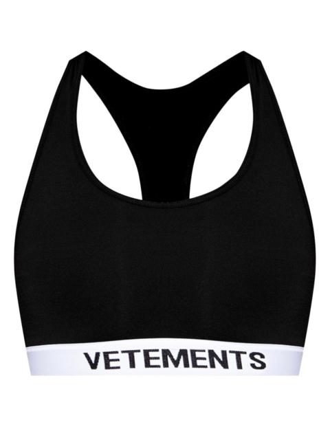 VETEMENTS Cropped training top